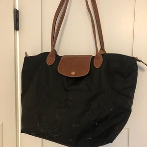 Long-champ La Pliage Tote - Black